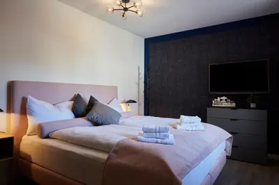 Ein Bett oder Betten in einem Zimmer der Unterkunft Kattegat Apartment 17