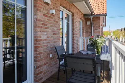 Ein Balkon oder eine Terrasse in der Unterkunft Kattegat Apartment 20