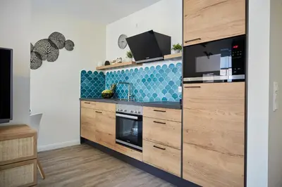 Küche/Küchenzeile in der Unterkunft Kattegat Apartment 20