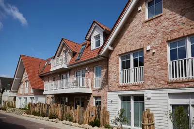 Das Gebäude in dem sich die Ferienwohnung befindet