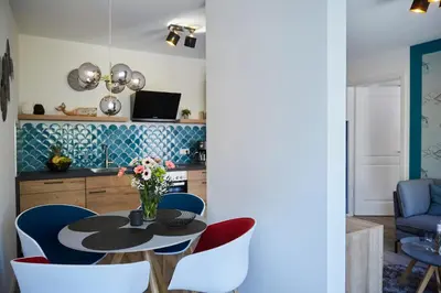 TV/Unterhaltungsangebot in der Unterkunft Kattegat Apartment 20