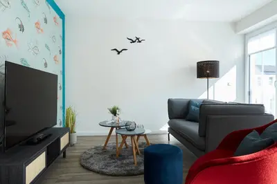 TV/Unterhaltungsangebot in der Unterkunft Kattegat Apartment 22