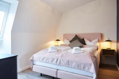 Ein Bett oder Betten in einem Zimmer der Unterkunft Kattegat Apartment 24