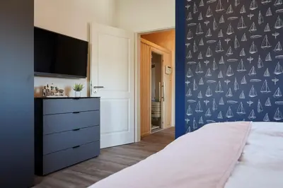 Ein Bett oder Betten in einem Zimmer der Unterkunft Kattegat Apartment 25