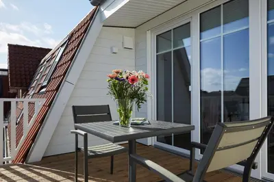 Ein Balkon oder eine Terrasse in der Unterkunft Kattegat Apartment 26