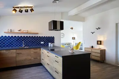 Küche/Küchenzeile in der Unterkunft Kattegat Apartment 27