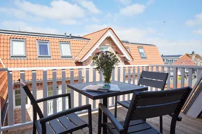 Ein Balkon oder eine Terrasse in der Unterkunft Kattegat Apartment 28