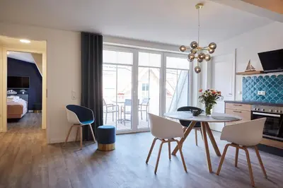 TV/Unterhaltungsangebot in der Unterkunft Kattegat Apartment 28