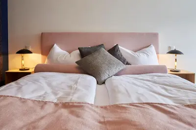 Ein Bett oder Betten in einem Zimmer der Unterkunft Kattegat Apartment 30