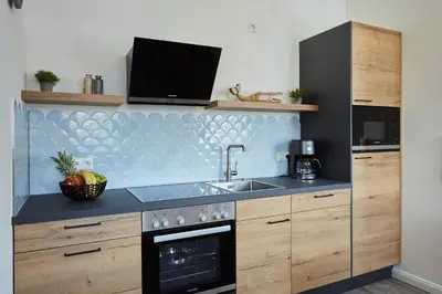 Küche/Küchenzeile in der Unterkunft Kattegat Apartment 31