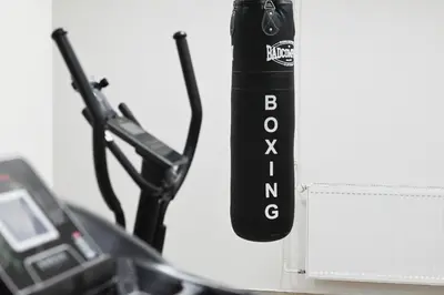 Das Fitnesscenter und/oder die Fitnesseinrichtungen in der Unterkunft Bernstein Mare Luxor 02