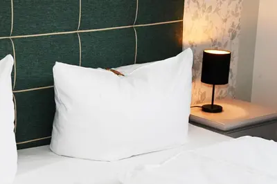 Ein Bett oder Betten in einem Zimmer der Unterkunft Bernstein Mare-Supreme Wohnung 1
