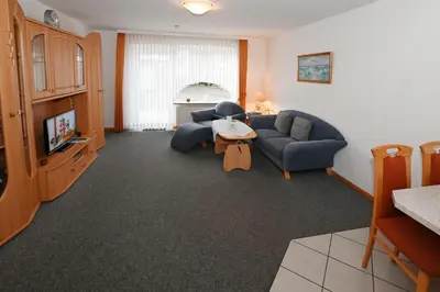 TV/Unterhaltungsangebot in der Unterkunft Bernstein Mare-Supreme Wohnung 2