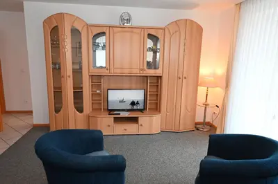 TV/Unterhaltungsangebot in der Unterkunft Bernstein Mare-Supreme Wohnung 4