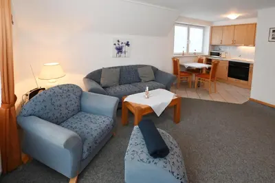 Küche/Küchenzeile in der Unterkunft Bernstein Mare-Supreme Wohnung 6