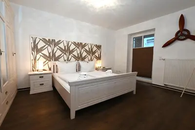 Ein Bett oder Betten in einem Zimmer der Unterkunft Bernstein Mare Luxor 01