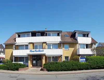 Das Gebäude in dem sich die Ferienwohnung befindet