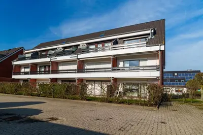 Das Gebäude in dem sich die Ferienwohnung befindet