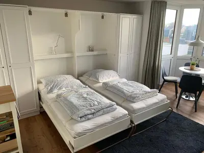 Ein Bett oder Betten in einem Zimmer der Unterkunft Apartment Nordseedüne by Interhome