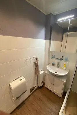 Ein Badezimmer in der Unterkunft Apartment Heimathafen Friko by Interhome