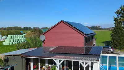 Das Gebäude in dem sich die Ferienwohnung befindet