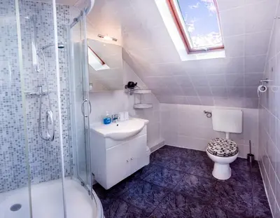 Ein Badezimmer in der Unterkunft Die kleine Cuxperle FeWo 2
