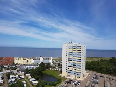 Ein allgemeiner Meerblick oder ein Meerblick von der Ferienwohnung aus