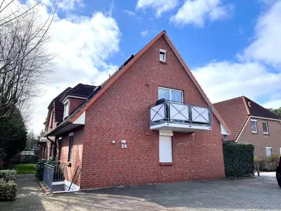 Das Gebäude in dem sich die Ferienwohnung befindet