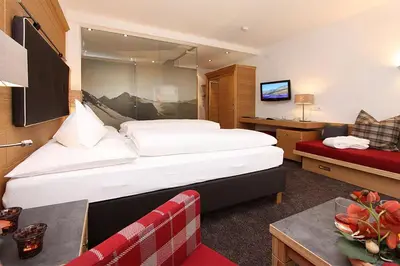 Ein Bett oder Betten in einem Zimmer der Unterkunft Hotel Seehaus