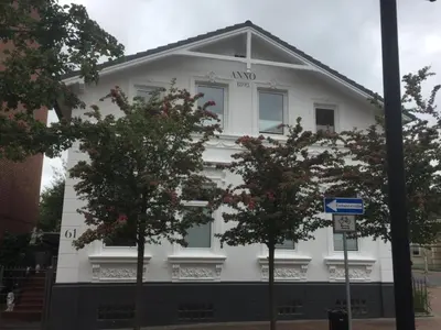 Das Gebäude in dem sich die Ferienwohnung befindet