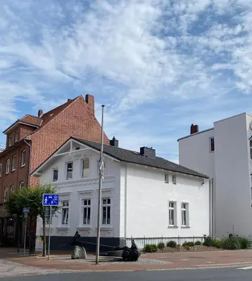 Das Gebäude in dem sich die Ferienwohnung befindet