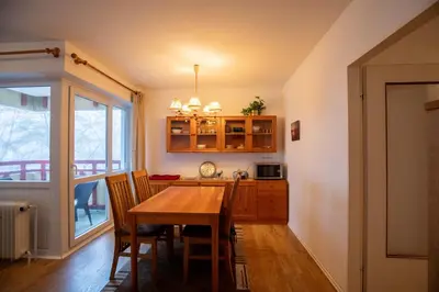 Küche/Küchenzeile in der Unterkunft Terrassenhaus, Whg 16