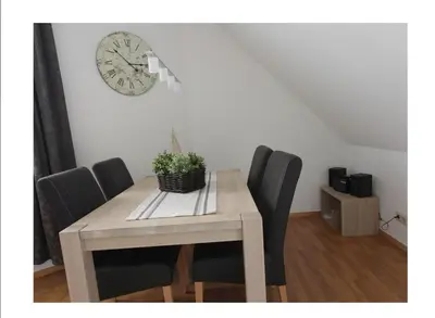 Ein Sitzbereich in der Unterkunft ToNi`s Kegelrobbe