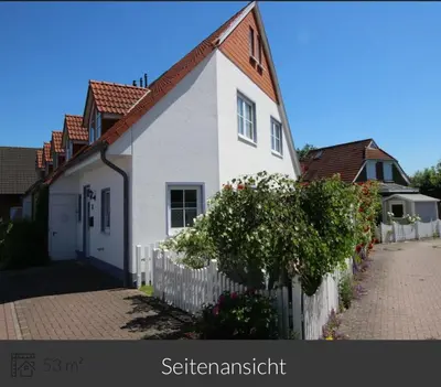 Das Gebäude in dem sich die Ferienwohnung befindet