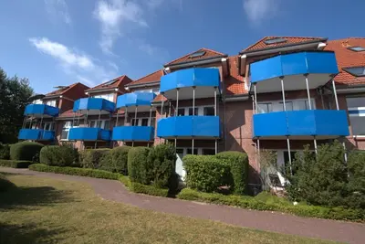 Das Gebäude in dem sich die Ferienwohnung befindet