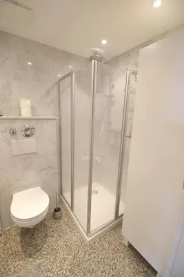 Ein Badezimmer in der Unterkunft Kleine Muschel