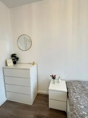 Ein Bett oder Betten in einem Zimmer der Unterkunft Apartments Brunsbüttel 2