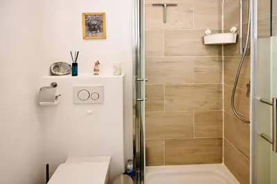 Ein Badezimmer in der Unterkunft Seebrise