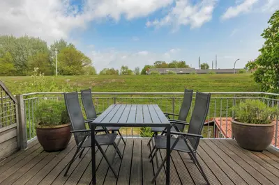 Ein Balkon oder eine Terrasse in der Unterkunft Boardinghouse