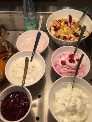 Essen in der Pension oder in der Nähe