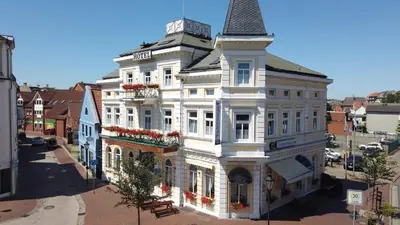 Das Gebäude in dem sich die Pension befindet