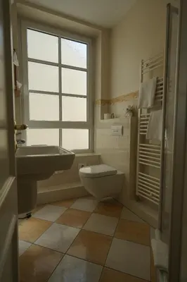 Ein Badezimmer in der Unterkunft Aparthotel Am Meer