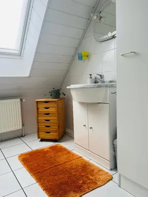 Küche/Küchenzeile in der Unterkunft GLÜCKSHAUS Ferienwohnung