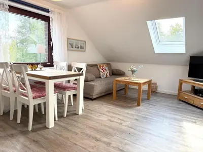TV/Unterhaltungsangebot in der Unterkunft Strandrobbe 4
