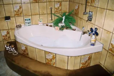 Ein Badezimmer in der Unterkunft Ferienwohnung Küstensnack