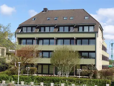 Das Gebäude in dem sich die Ferienwohnung befindet