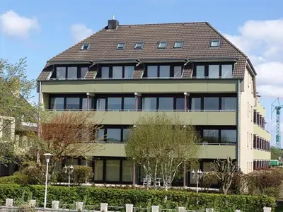 Das Gebäude in dem sich die Ferienwohnung befindet