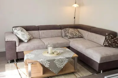 Ein Sitzbereich in der Unterkunft Haus Frauenpreiss Whg. 52