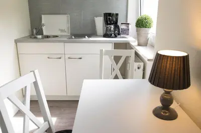 Küche/Küchenzeile in der Unterkunft Haus Frauenpreiss Whg. 61