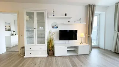 TV/Unterhaltungsangebot in der Unterkunft Strandhaus Nordseebrandung Fewo A4.2
